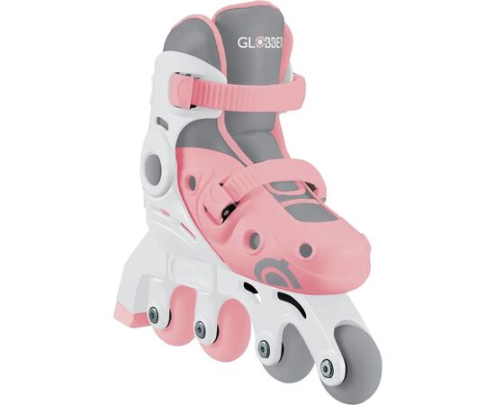 Роликовые коньки Globber 2в1 пастельно-рожеві р.26-29, до 20кг, 3+ (780-210), изображение 2 Роликовые коньки Globber 2в1 пастельно-рожеві р.26-29, до 20кг, 3+ (780-210), изображение 2