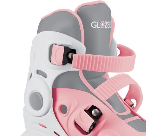 Роликовые коньки Globber 2в1 пастельно-рожеві р.30-33, до 60кг, 5+ (783-210), изображение 11 Роликовые коньки Globber 2в1 пастельно-рожеві р.30-33, до 60кг, 5+ (783-210), изображение 11