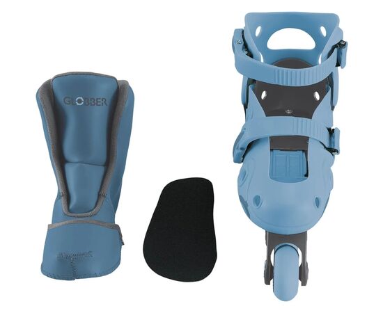 Роликовые коньки Globber 2в1 сіро-сині р.26-29, до 20кг, 3+ (780-200), изображение 6 Роликовые коньки Globber 2в1 сіро-сині р.26-29, до 20кг, 3+ (780-200), изображение 6