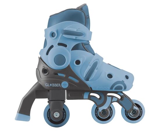Роликовые коньки Globber 2в1 сіро-сині р.26-29, до 20кг, 3+ (780-200), изображение 8 Роликовые коньки Globber 2в1 сіро-сині р.26-29, до 20кг, 3+ (780-200), изображение 8
