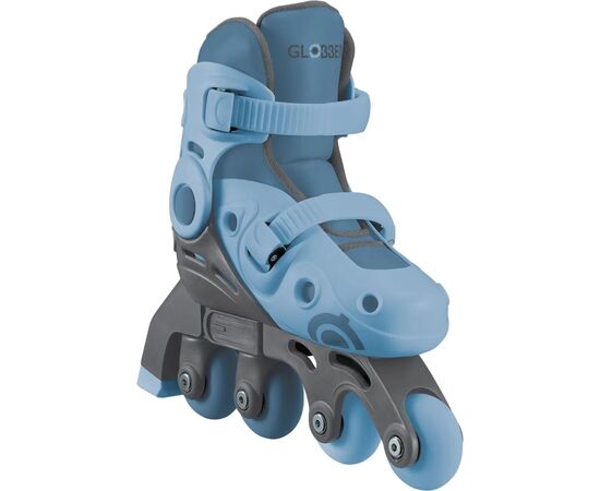 Роликовые коньки Globber 2в1 сіро-сині р.30-33, до 60кг, 5+ (783-200), изображение 2 Роликовые коньки Globber 2в1 сіро-сині р.30-33, до 60кг, 5+ (783-200), изображение 2