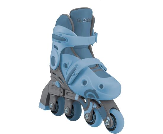 Роликовые коньки Globber 2в1 сіро-сині р.30-33, до 60кг, 5+ (783-200), изображение 3 Роликовые коньки Globber 2в1 сіро-сині р.30-33, до 60кг, 5+ (783-200), изображение 3