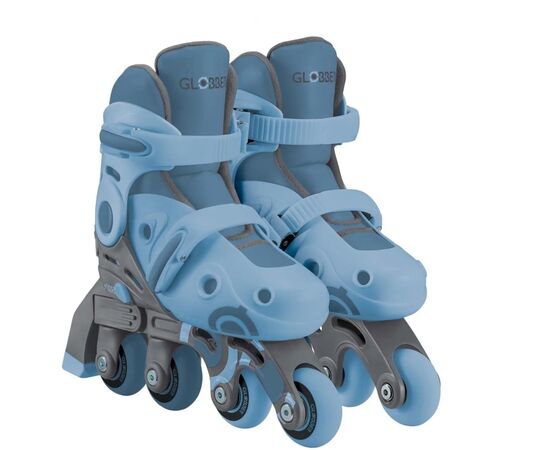 Роликові ковзани Globber 2в1 сіро-сині р.30-33, до 60кг, 5+ (783-200)