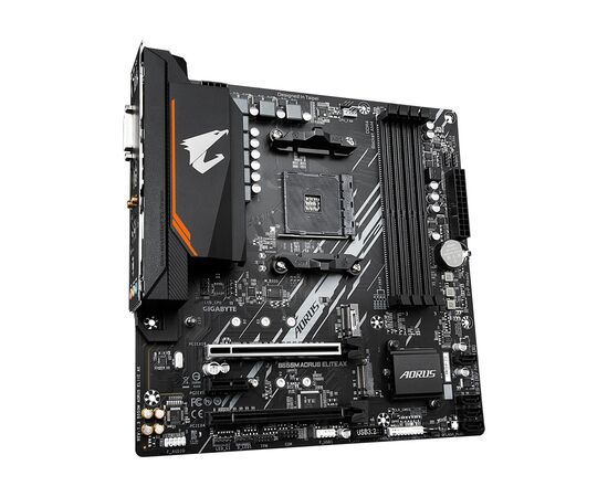Материнская плата GIGABYTE B550M AORUS ELITE AX, изображение 2 Материнская плата GIGABYTE B550M AORUS ELITE AX, изображение 2