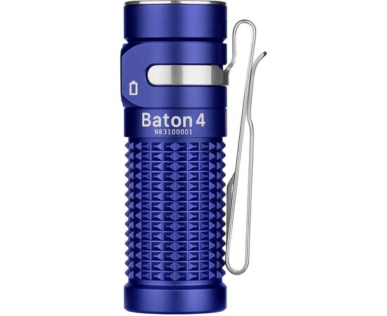 Фонарь Olight Baton 4 Regal Blue, изображение 3 Фонарь Olight Baton 4 Regal Blue, изображение 3