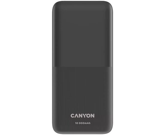 Батарея універсальна Canyon PB-1010 10000 mAh PD/22.5W QC/3.0 Black (CNE-CPB1010B)