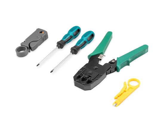 Набір інструментів для мережі Digitus Network Tool Set Plus (DN-94027), зображення 7 Набір інструментів для мережі Digitus Network Tool Set Plus (DN-94027), зображення 7