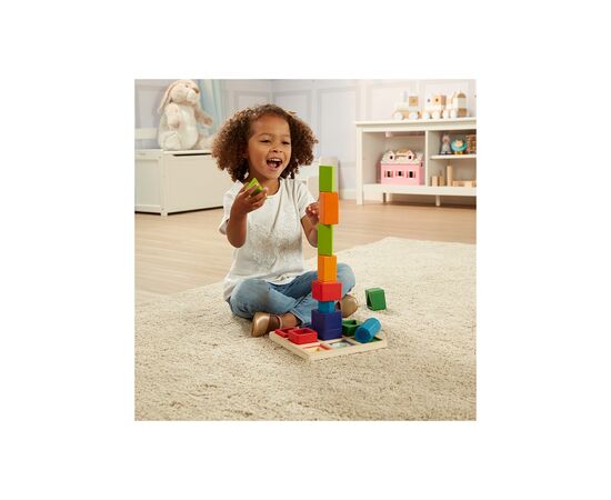 Развивающая игрушка Melissa&Doug Деревянный сортер Формы (MD10582), изображение 4 Развивающая игрушка Melissa&Doug Деревянный сортер Формы (MD10582), изображение 4