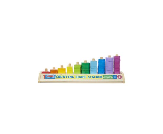 Развивающая игрушка Melissa&Doug Деревянный сортировщик Цвет, форма, счет (MD19275), изображение 2 Развивающая игрушка Melissa&Doug Деревянный сортировщик Цвет, форма, счет (MD19275), изображение 2