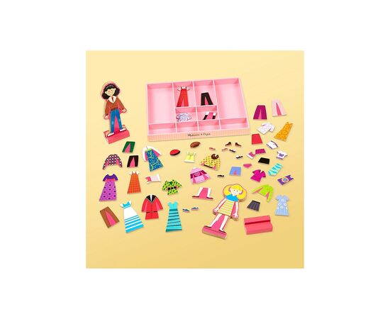 Развивающая игрушка Melissa&Doug Магнитная одевалка средняя Эбби и Эмма (MD14940), изображение 3 Развивающая игрушка Melissa&Doug Магнитная одевалка средняя Эбби и Эмма (MD14940), изображение 3