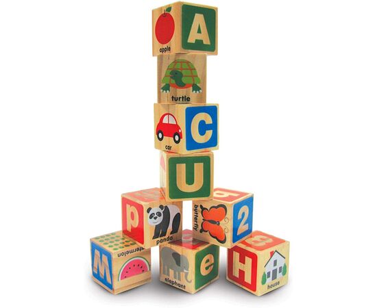 Кубики Melissa&Doug Цифры/Буквы (MD2253), изображение 2 Кубики Melissa&Doug Цифры/Буквы (MD2253), изображение 2