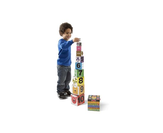 Кубики Melissa&Doug Числа, формы и цвета (MD9042), изображение 2 Кубики Melissa&Doug Числа, формы и цвета (MD9042), изображение 2