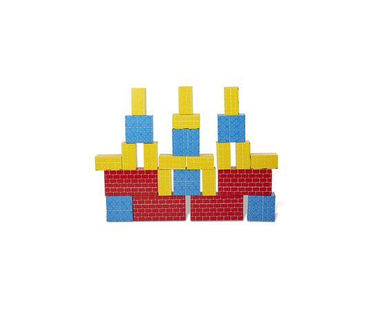 Кубики Melissa&Doug Набор картонных блоков, 24 штуки (MD2783), изображение 4 Кубики Melissa&Doug Набор картонных блоков, 24 штуки (MD2783), изображение 4
