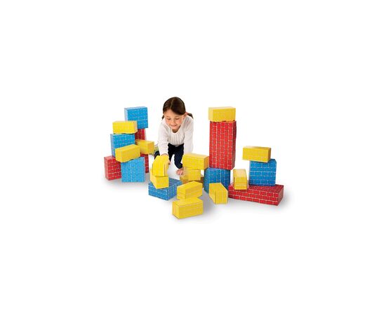 Кубики Melissa&Doug Набор картонных блоков, 24 штуки (MD2783), изображение 6 Кубики Melissa&Doug Набор картонных блоков, 24 штуки (MD2783), изображение 6