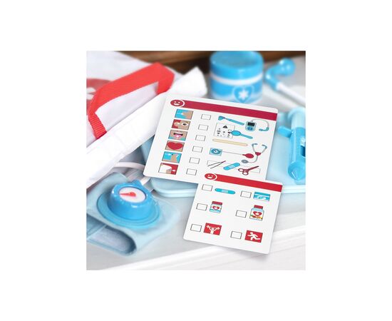 Розвиваюча іграшка Melissa&Doug Юний лікар (MD8569), зображення 6 Розвиваюча іграшка Melissa&Doug Юний лікар (MD8569), зображення 6