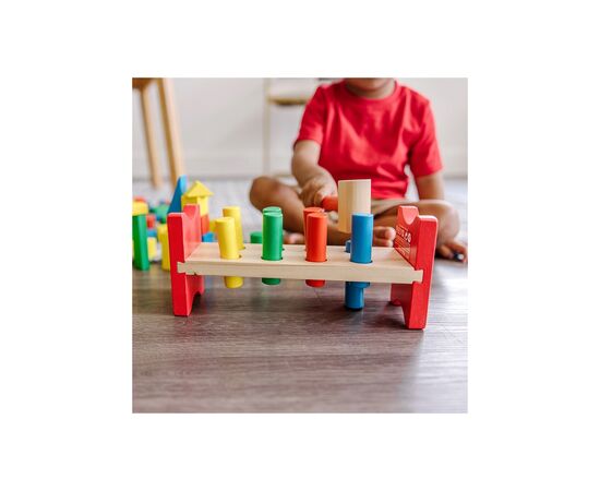 Развивающая игрушка Melissa&Doug МЕГА-набор Кубики/Сортер/Стучалка (MD93685), изображение 5 Развивающая игрушка Melissa&Doug МЕГА-набор Кубики/Сортер/Стучалка (MD93685), изображение 5