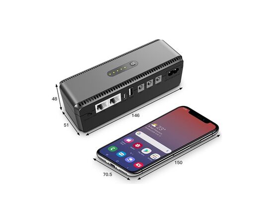 Источник бесперебойного питания Yepo Smart DC-UPS 10400mAh (6980228112485), изображение 5 Источник бесперебойного питания Yepo Smart DC-UPS 10400mAh (6980228112485), изображение 5