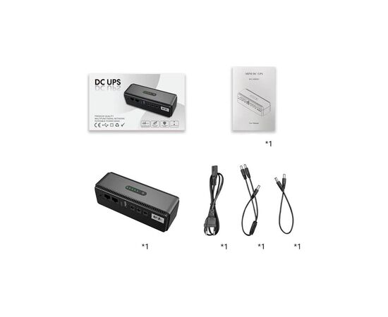 Источник бесперебойного питания Yepo Smart DC-UPS 10400mAh (6980228112485), изображение 6 Источник бесперебойного питания Yepo Smart DC-UPS 10400mAh (6980228112485), изображение 6