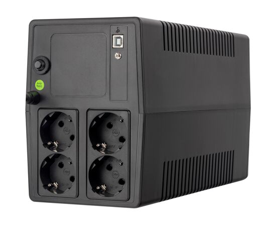 Источник бесперебойного питания Prologix 1000VA 600W USB (PLPU1000VA4LED), изображение 2 Источник бесперебойного питания Prologix 1000VA 600W USB (PLPU1000VA4LED), изображение 2