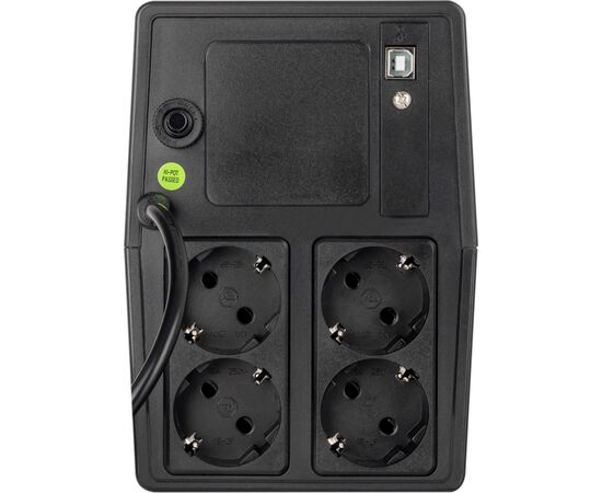Источник бесперебойного питания Prologix 1000VA 600W USB (PLPU1000VA4LED), изображение 3 Источник бесперебойного питания Prologix 1000VA 600W USB (PLPU1000VA4LED), изображение 3