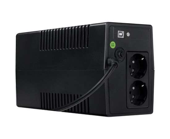 Источник бесперебойного питания Prologix 800 480W USB (PLPU800VA2LED), изображение 2 Источник бесперебойного питания Prologix 800 480W USB (PLPU800VA2LED), изображение 2