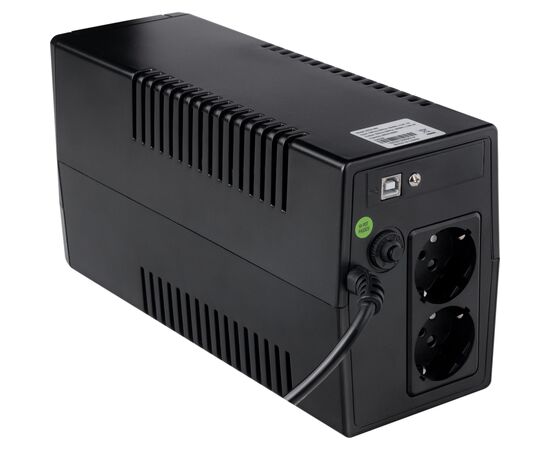 Источник бесперебойного питания Prologix 800 480W USB (PLPU800VA2LED), изображение 3 Источник бесперебойного питания Prologix 800 480W USB (PLPU800VA2LED), изображение 3