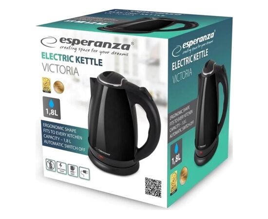 Електрочайник Esperanza EKK113K, зображення 4 Електрочайник Esperanza EKK113K, зображення 4