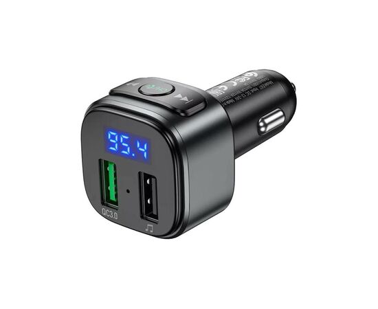 FM модулятор HOCO E67, Black, Box, изображение 6 FM модулятор HOCO E67, Black, Box, изображение 6