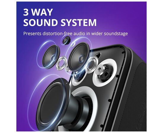 Акустическая система Tronsmart Halo 200 + 2 MIcs Black (968233), изображение 10 Акустическая система Tronsmart Halo 200 + 2 MIcs Black (968233), изображение 10