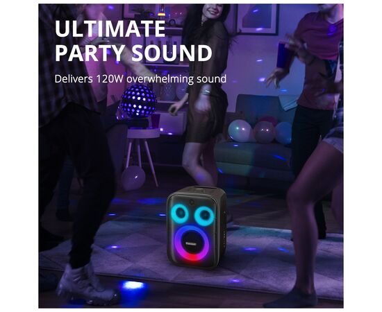Акустическая система Tronsmart Halo 200 + 2 MIcs Black (968233), изображение 12 Акустическая система Tronsmart Halo 200 + 2 MIcs Black (968233), изображение 12