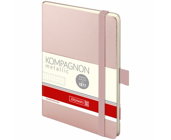 Блокнот Brunnen Компаньйон rose gold А6 в точку 192 страницы rose gold (10 555 38 93), изображение 2
