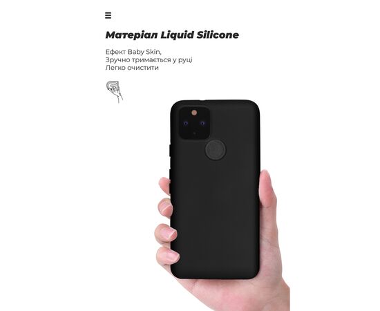 Чохол до мобільного телефона Armorstandart ICON Google Pixel 5 Black (ARM79530), зображення 7