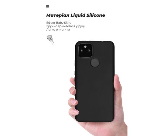 Чехол для мобильного телефона Armorstandart ICON Google Pixel 5a 5G Black (ARM79531), изображение 7
