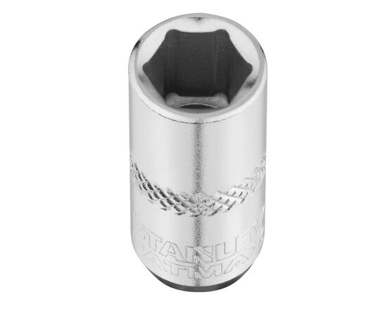 Головка торцевая Stanley 1/4", 8 мм, шестигранная (FMMT17193-0), изображение 2 Головка торцевая Stanley 1/4", 8 мм, шестигранная (FMMT17193-0), изображение 2