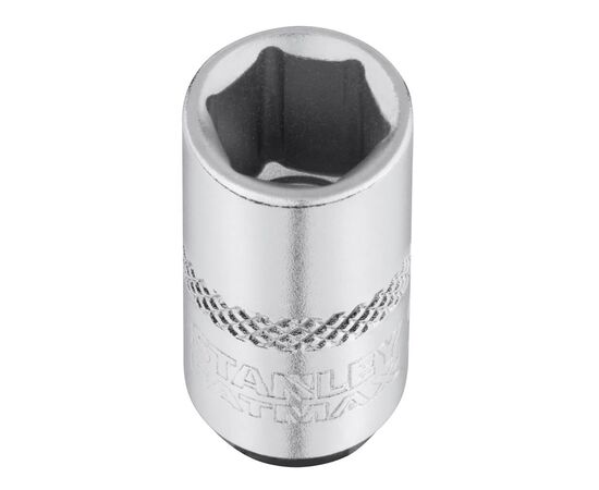 Головка торцевая Stanley 1/4", 9 мм, шестигранная (FMMT17194-0), изображение 2 Головка торцевая Stanley 1/4", 9 мм, шестигранная (FMMT17194-0), изображение 2