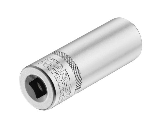 Головка торцевая Stanley 1/4", 13 мм, шестигранная, удлиненная (FMMT17965-0), изображение 3 Головка торцевая Stanley 1/4", 13 мм, шестигранная, удлиненная (FMMT17965-0), изображение 3