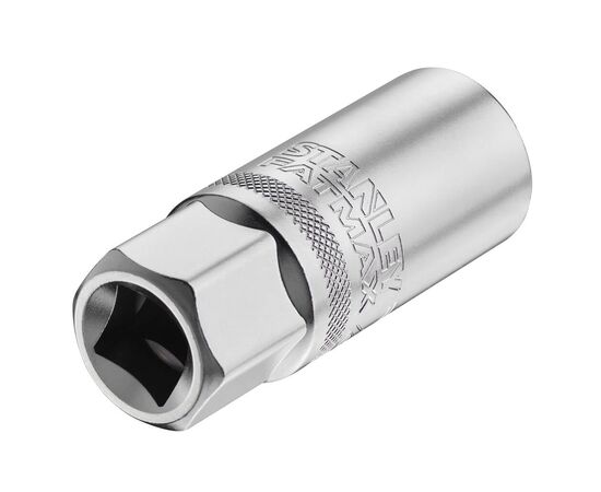Головка торцевая Stanley 1/4", 21 мм, шестигранная, удлиненная (FMMT17968-0), изображение 3 Головка торцевая Stanley 1/4", 21 мм, шестигранная, удлиненная (FMMT17968-0), изображение 3