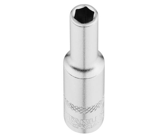 Головка торцевая Stanley 1/4", 5 мм, шестигранная, удлиненная (FMMT17249-0), изображение 2 Головка торцевая Stanley 1/4", 5 мм, шестигранная, удлиненная (FMMT17249-0), изображение 2