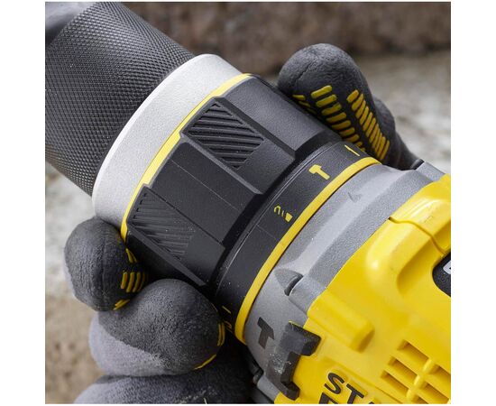 Шуруповерт Stanley эFatMax ударный, Li-lon 18В, 2.0 Ач, 80 Нм, 0-600 / 2100 об/мин, (SFMCD721D2K), изображение 6 Шуруповерт Stanley эFatMax ударный, Li-lon 18В, 2.0 Ач, 80 Нм, 0-600 / 2100 об/мин, (SFMCD721D2K), изображение 6