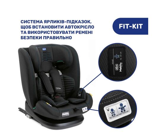 Автокресло Chicco Mokita Air i-Size Черное (87034.72), изображение 3 Автокресло Chicco Mokita Air i-Size Черное (87034.72), изображение 3