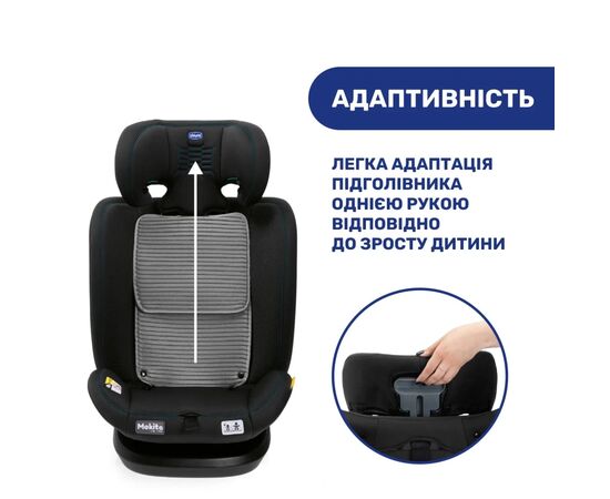 Автокресло Chicco Mokita Air i-Size Черное (87034.72), изображение 5 Автокресло Chicco Mokita Air i-Size Черное (87034.72), изображение 5