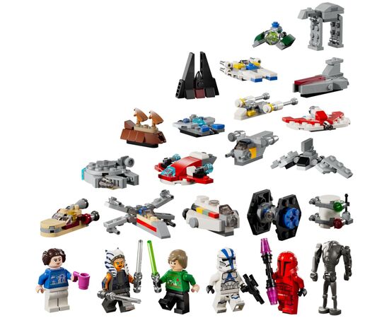 Конструктор LEGO Star Wars Рождественский календарь 2024 (75395), изображение 2 Конструктор LEGO Star Wars Рождественский календарь 2024 (75395), изображение 2