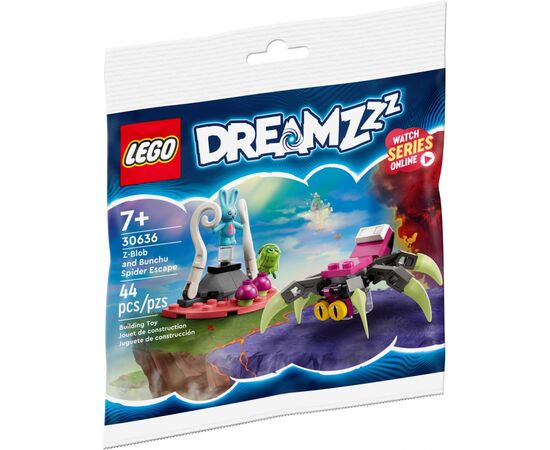 Конструктор LEGO DREAMZzzzz Побег Зет-Блоб и Бунчу от паука (30636)