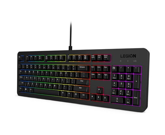 Клавіатура Lenovo Legion K310 RGB USB UA Black (GY41N91855), зображення 3 Клавіатура Lenovo Legion K310 RGB USB UA Black (GY41N91855), зображення 3