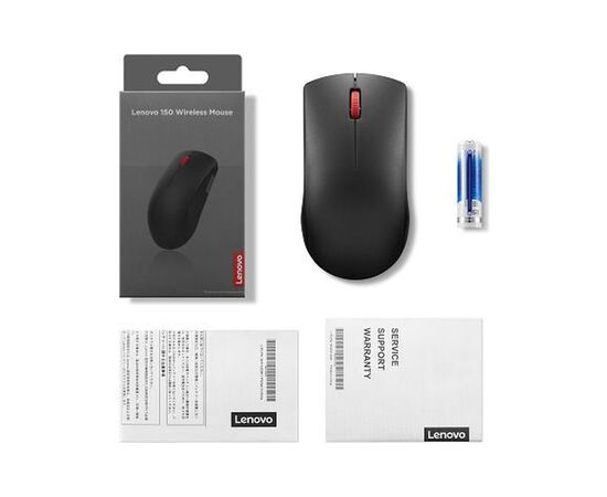 Мишка Lenovo 150 Wireless Black (GY51L52638), зображення 4