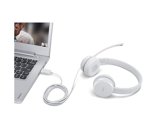 Наушники Lenovo 110 Stereo USB (GXD1E71385), изображение 5 Наушники Lenovo 110 Stereo USB (GXD1E71385), изображение 5