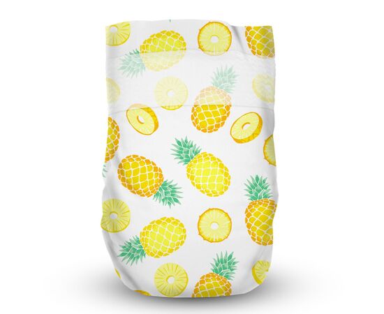 Підгузки Offspring Pineapple розмір S 3-6 кг 48 шт (DP-OI-FAT-S48P-PHP), зображення 2