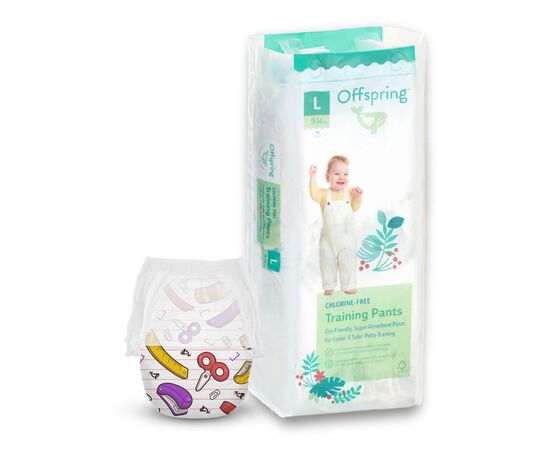 Подгузники Offspring Трусики Crafty размер L 9-14 кг 36 шт (DP-OI-FAP-L36P-CRA)