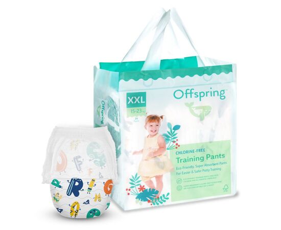 Подгузники Offspring Трусики ABC Dance размер XXL 15-23 кг 24 шт (DP-OI-FAP-XXL24P-ABC)