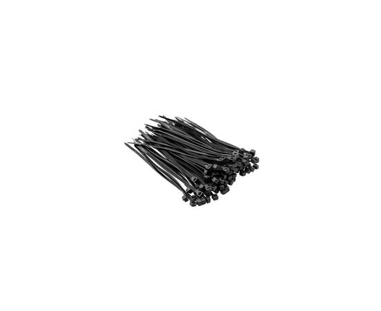 Стяжка Top Tools черная, 2.5x100 мм, пластик, 100 шт. (44E956)